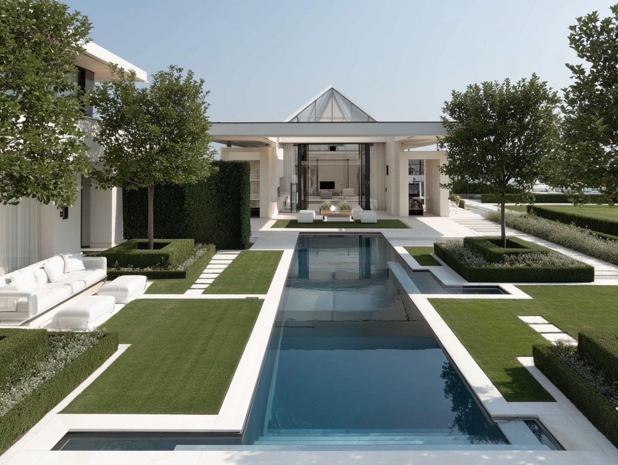 ландшафт в стиле супрематизм