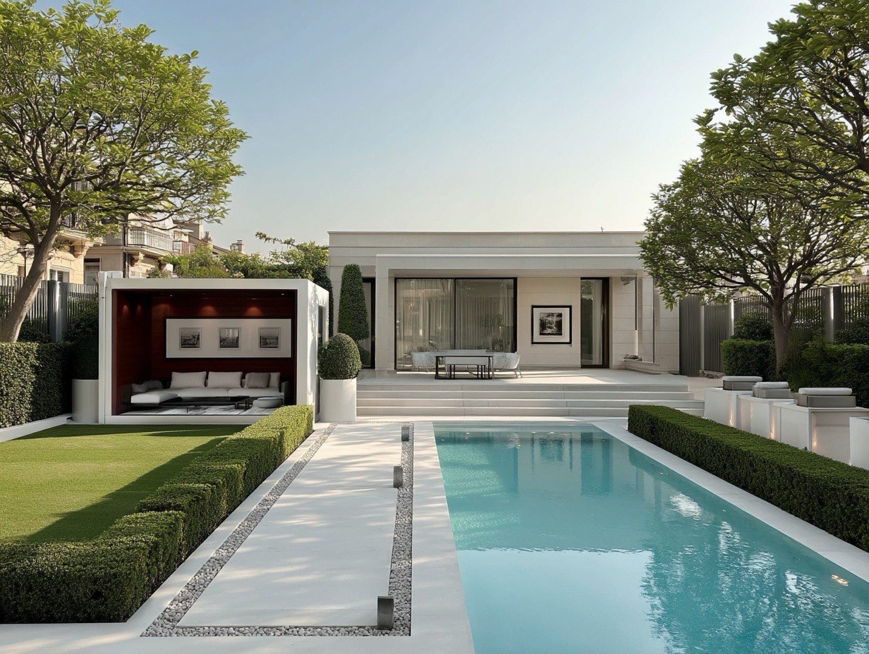 ландшафт в стиле минимализм